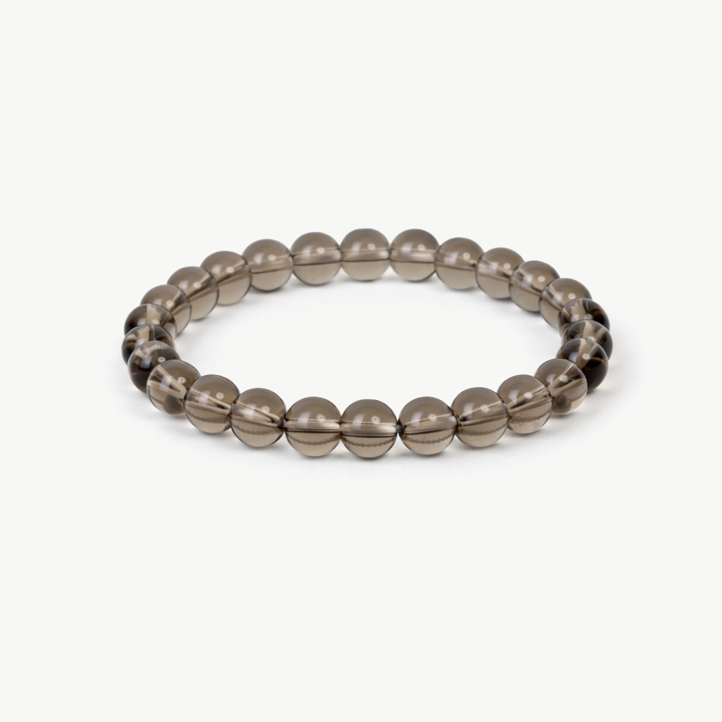Smoky Quartz Grounding Beads Bracelet