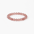 Strawberry Quartz Love Beads Bracelet